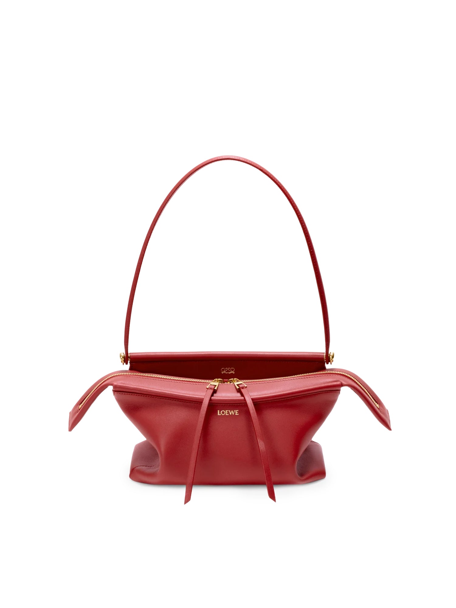 Borsa Whisker piccola in pelle di vitello smaltata ATBBTBBX01 0241 LOEWE 
