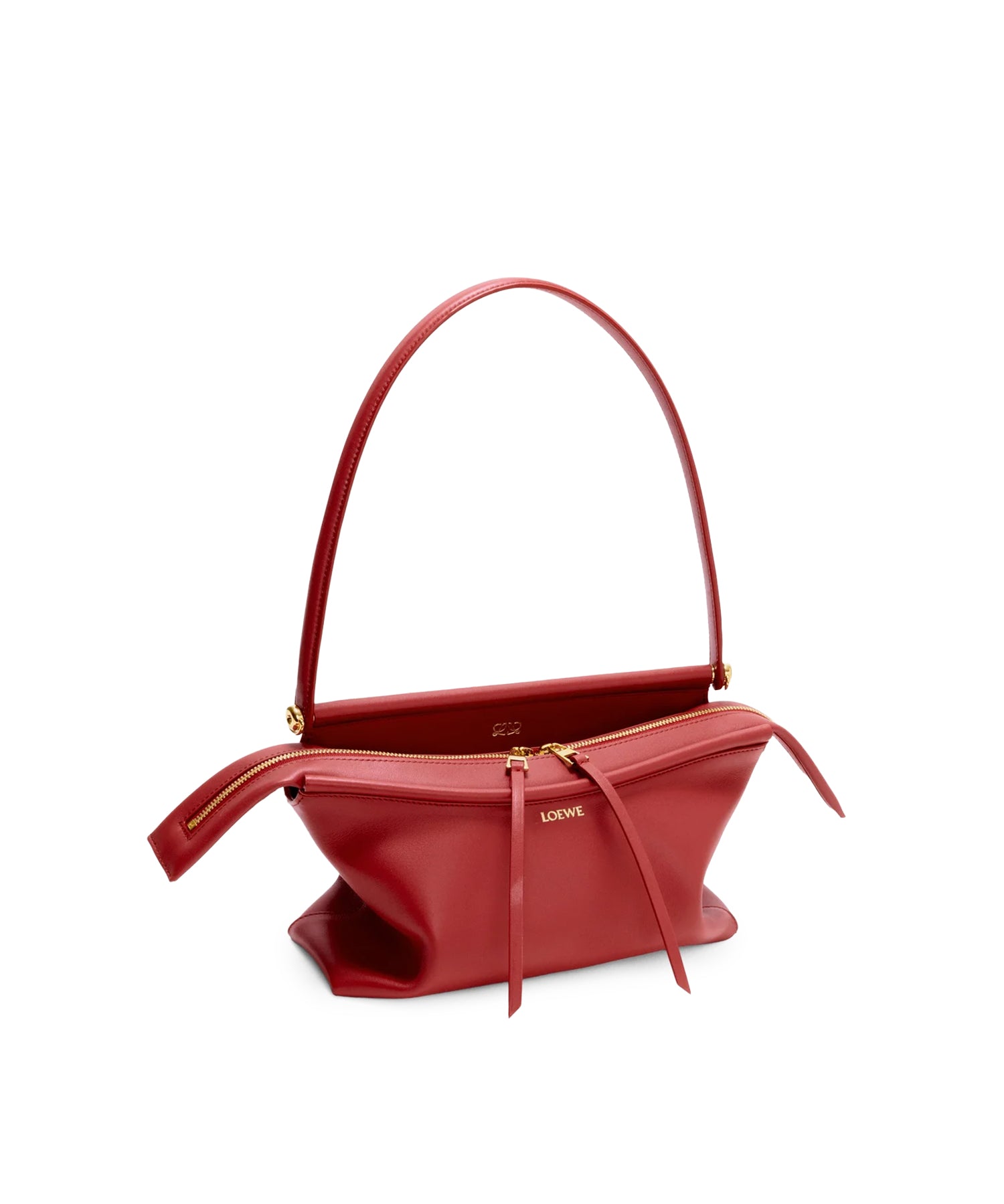 Borsa Whisker piccola in pelle di vitello smaltata ATBBTBBX01 0241 LOEWE 