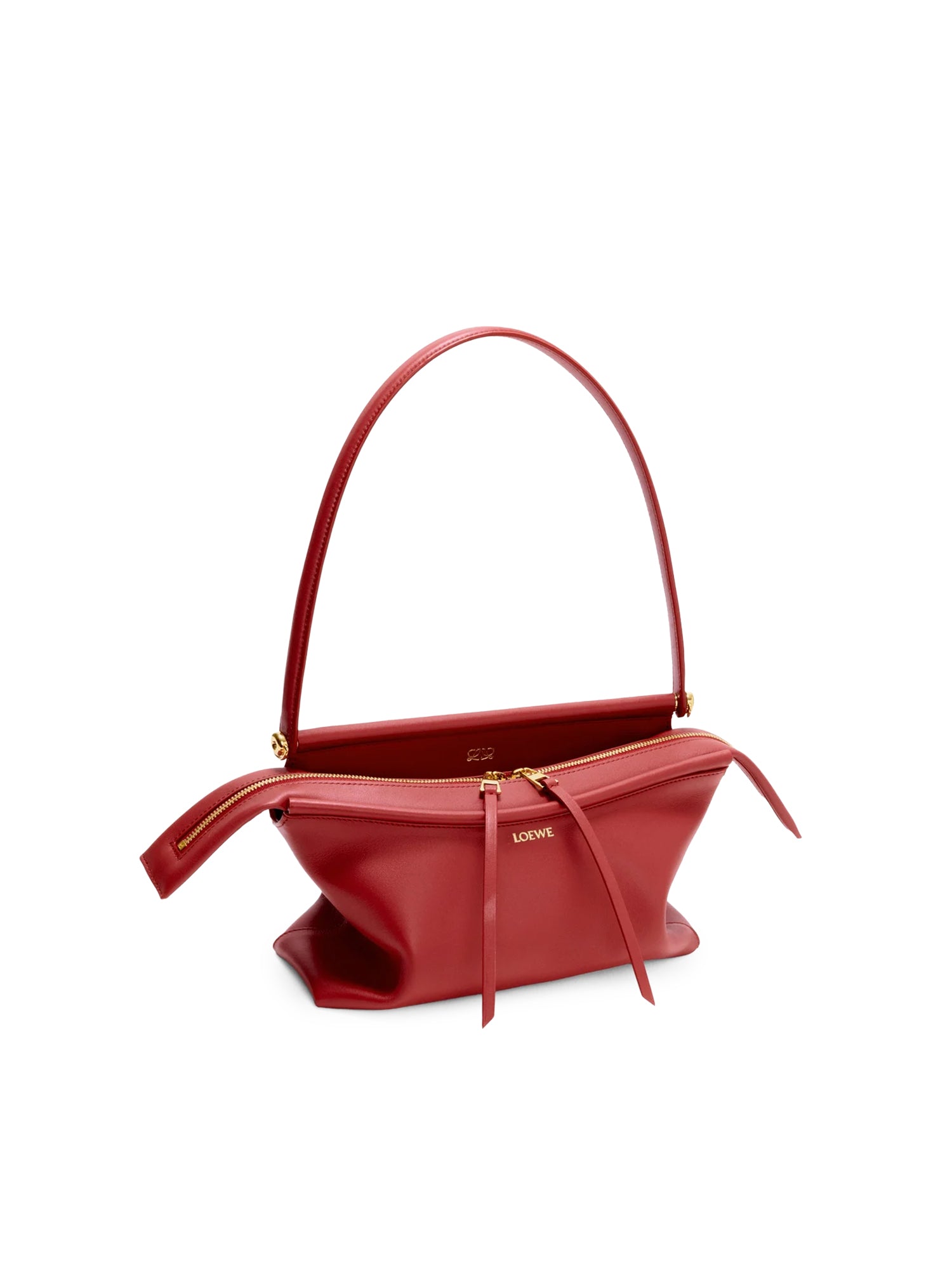 Borsa Whisker piccola in pelle di vitello smaltata ATBBTBBX01 0241 LOEWE 