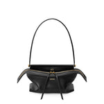 Borsa Whisker piccola in pelle di vitello smaltata ATBBTBBX01 1100 LOEWE 