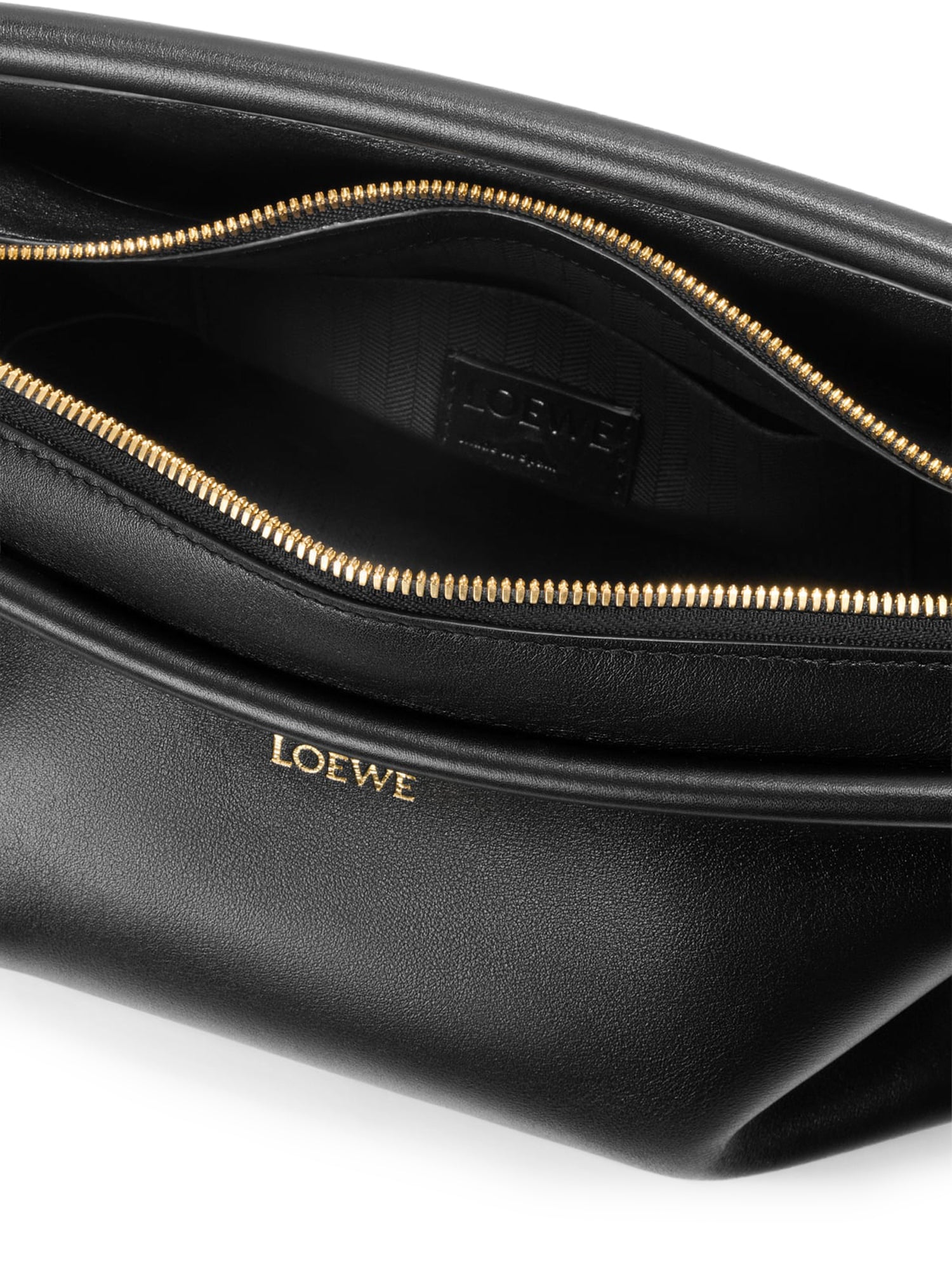 Borsa Whisker piccola in pelle di vitello smaltata ATBBTBBX01 1100 LOEWE 
