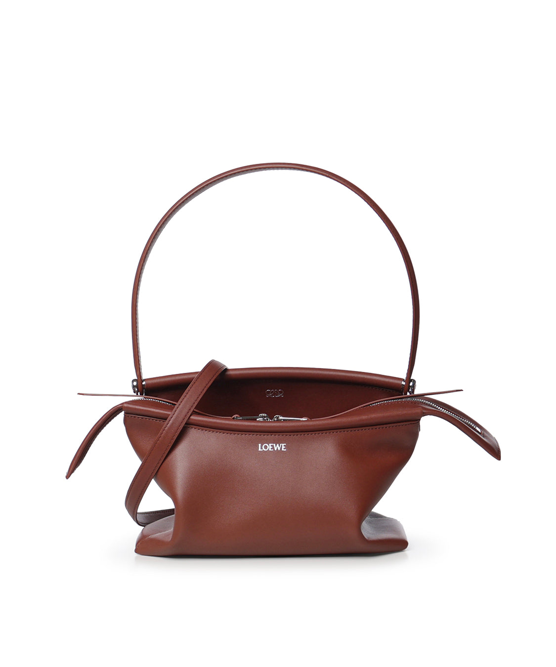 Borsa Whisker piccola in pelle di vitello smaltata ATBBTBBX01 3200 LOEWE 