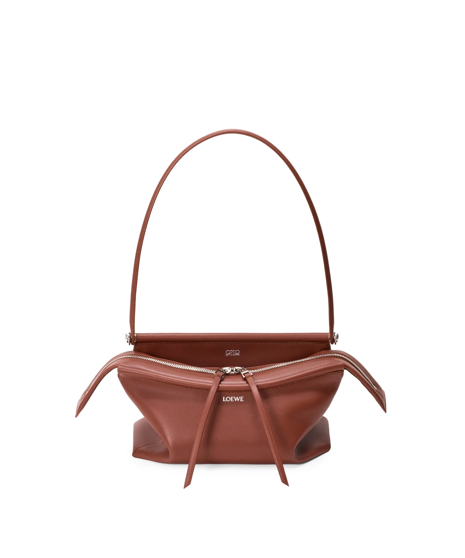 Borsa Whisker piccola in pelle di vitello smaltata ATBBTBBX01 3200 LOEWE 
