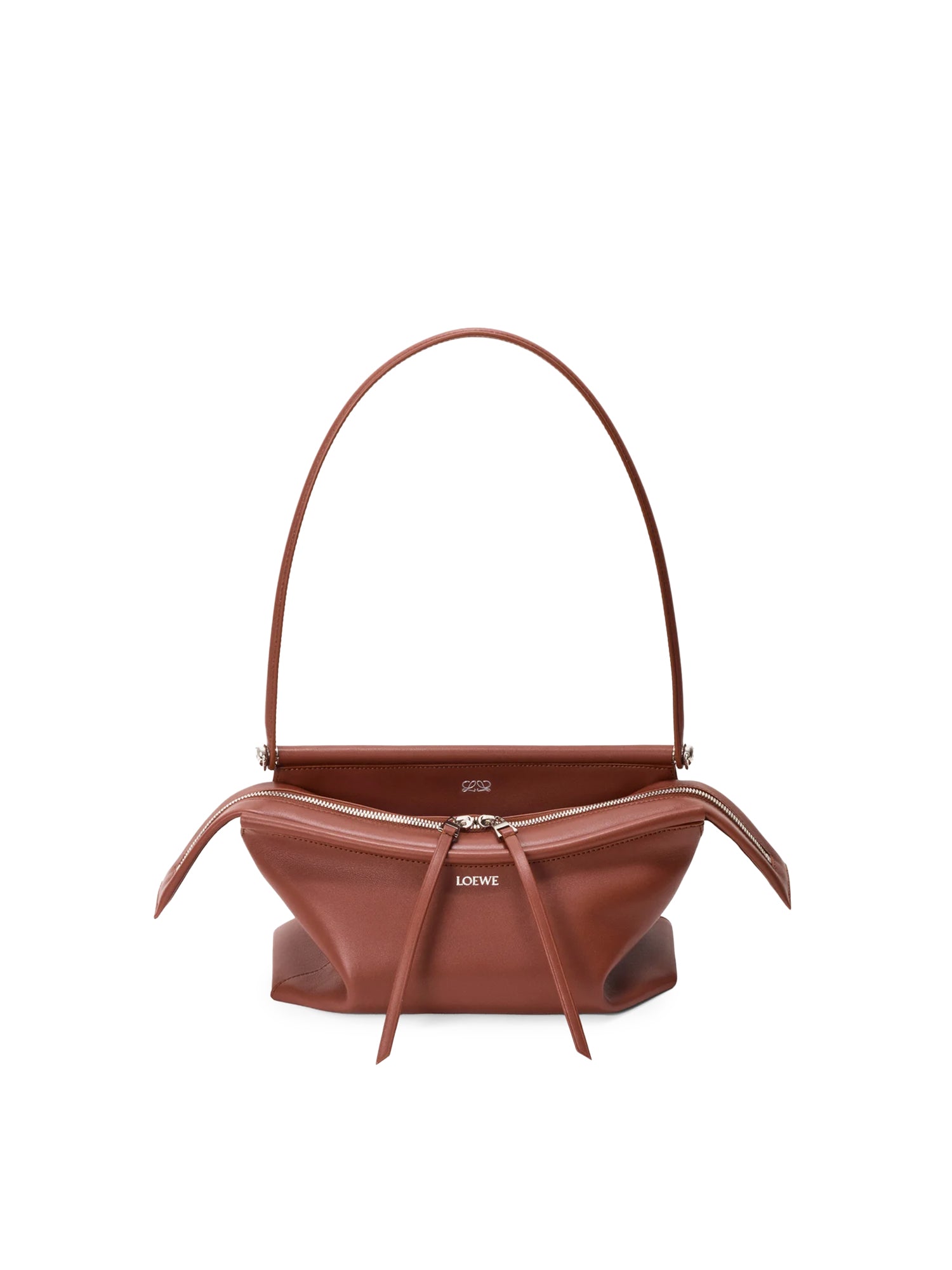 Borsa Whisker piccola in pelle di vitello smaltata ATBBTBBX01 3200 LOEWE 