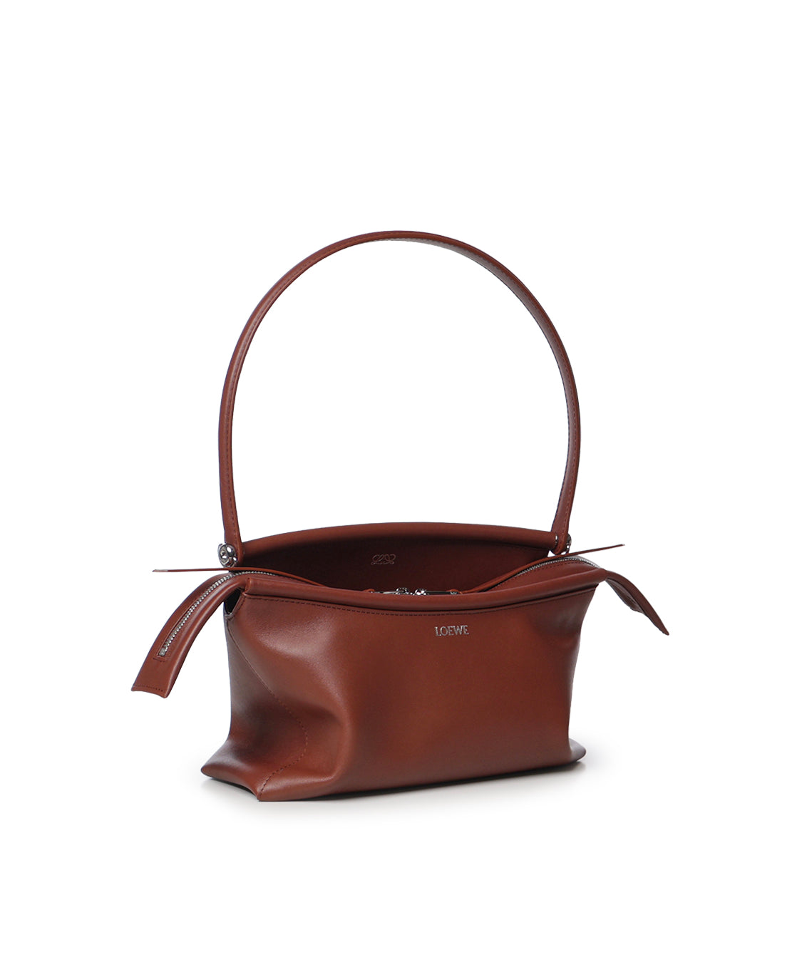Borsa Whisker piccola in pelle di vitello smaltata ATBBTBBX01 3200 LOEWE 