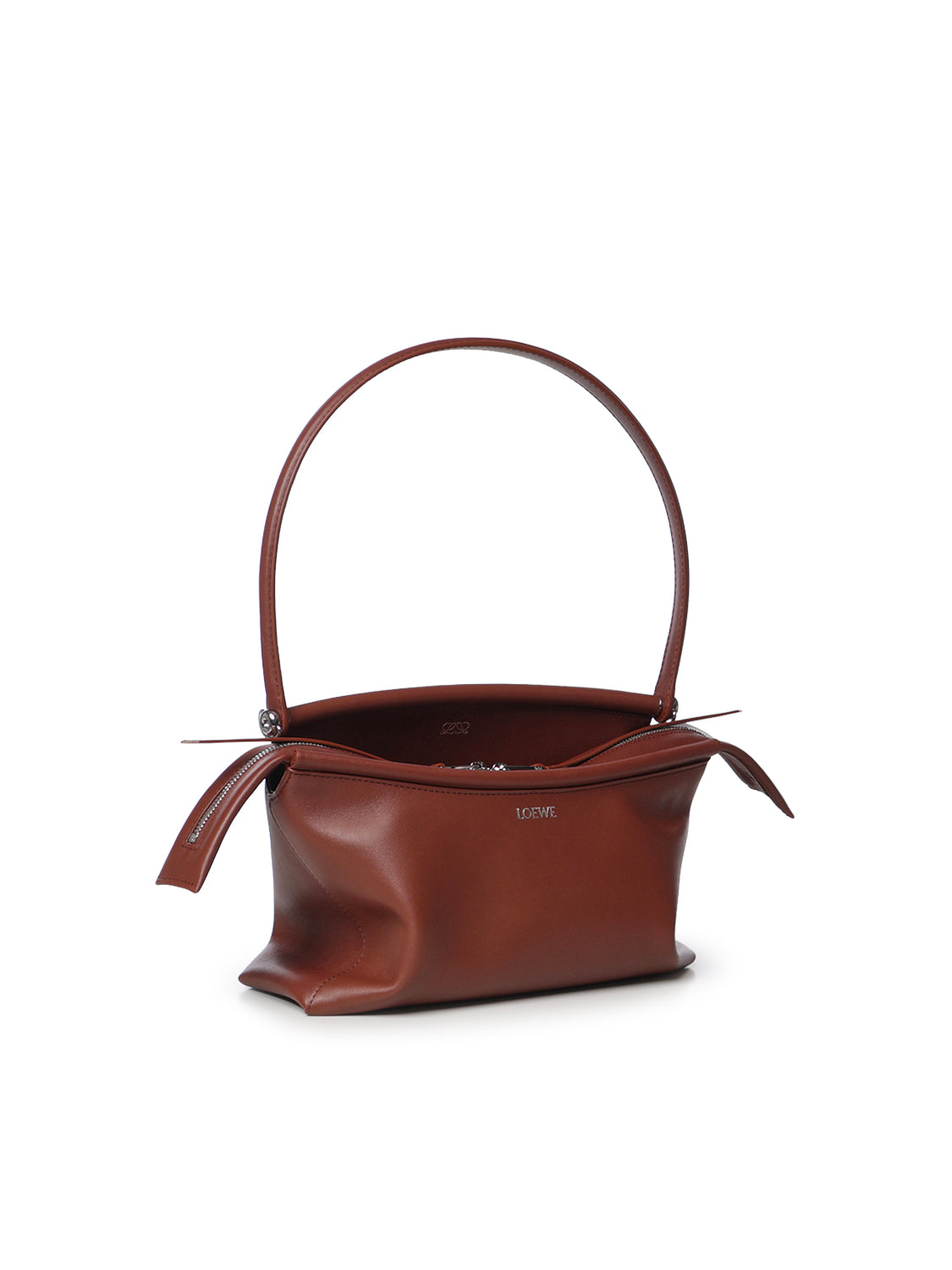 Borsa Whisker piccola in pelle di vitello smaltata ATBBTBBX01 3200 LOEWE 
