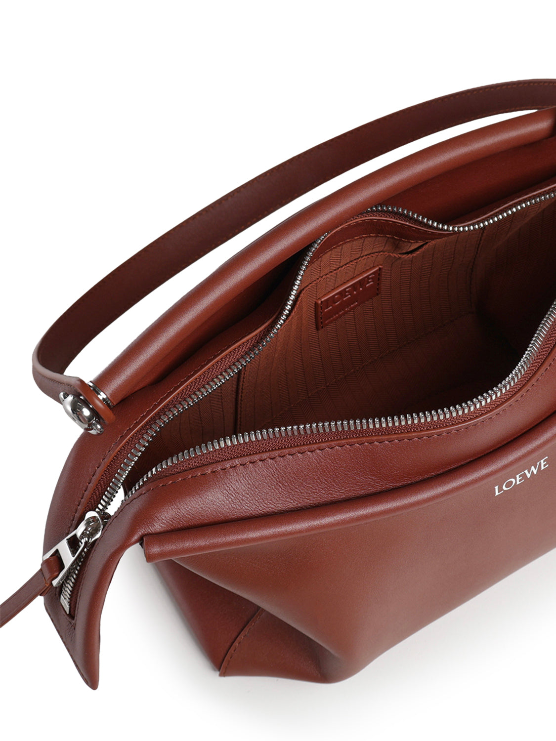 Borsa Whisker piccola in pelle di vitello smaltata ATBBTBBX01 3200 LOEWE 