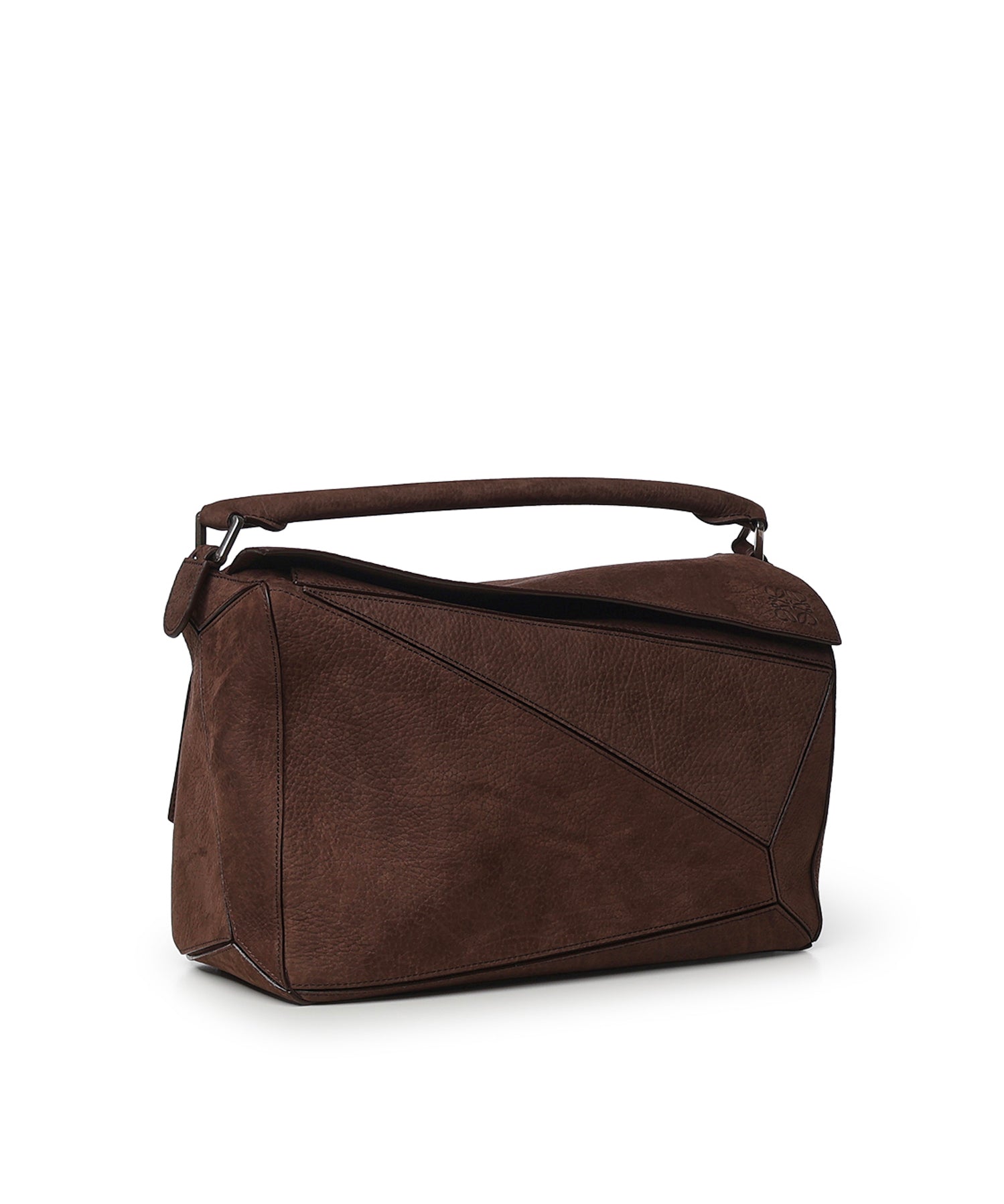 Borsa Puzzle grande in nabuk granato B510PNLX05 0018 LOEWE 