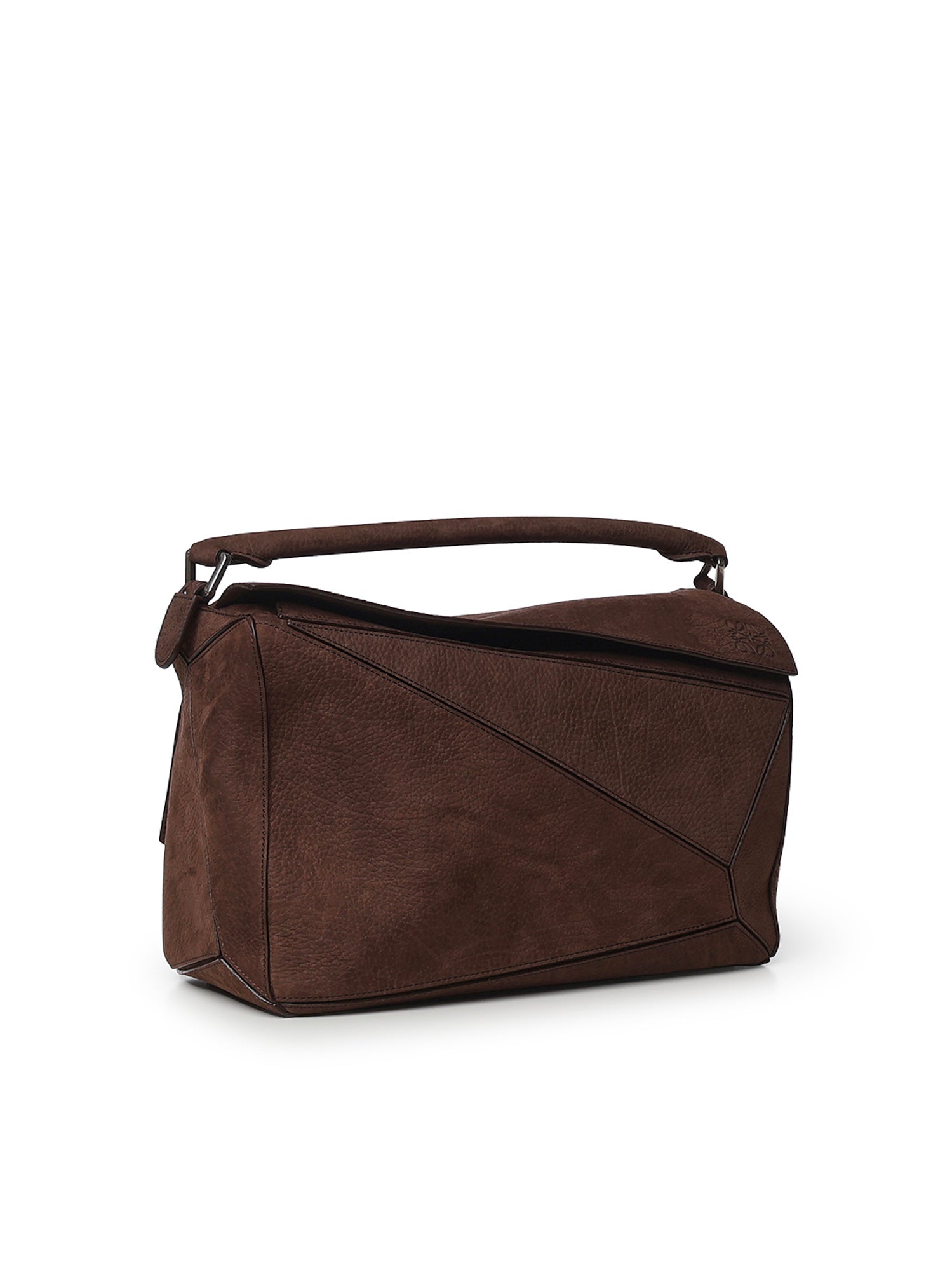 Borsa Puzzle grande in nabuk granato B510PNLX05 0018 LOEWE 