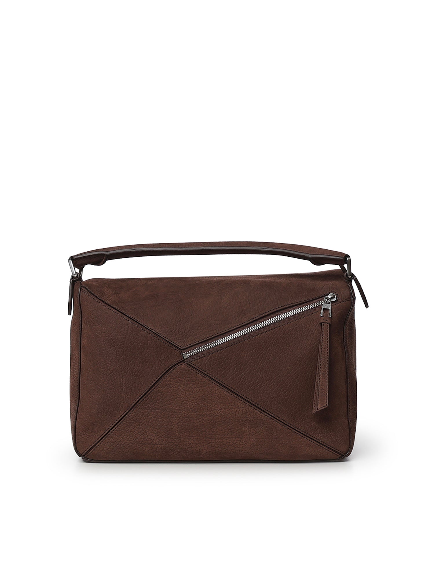 Borsa Puzzle grande in nabuk granato B510PNLX05 0018 LOEWE 