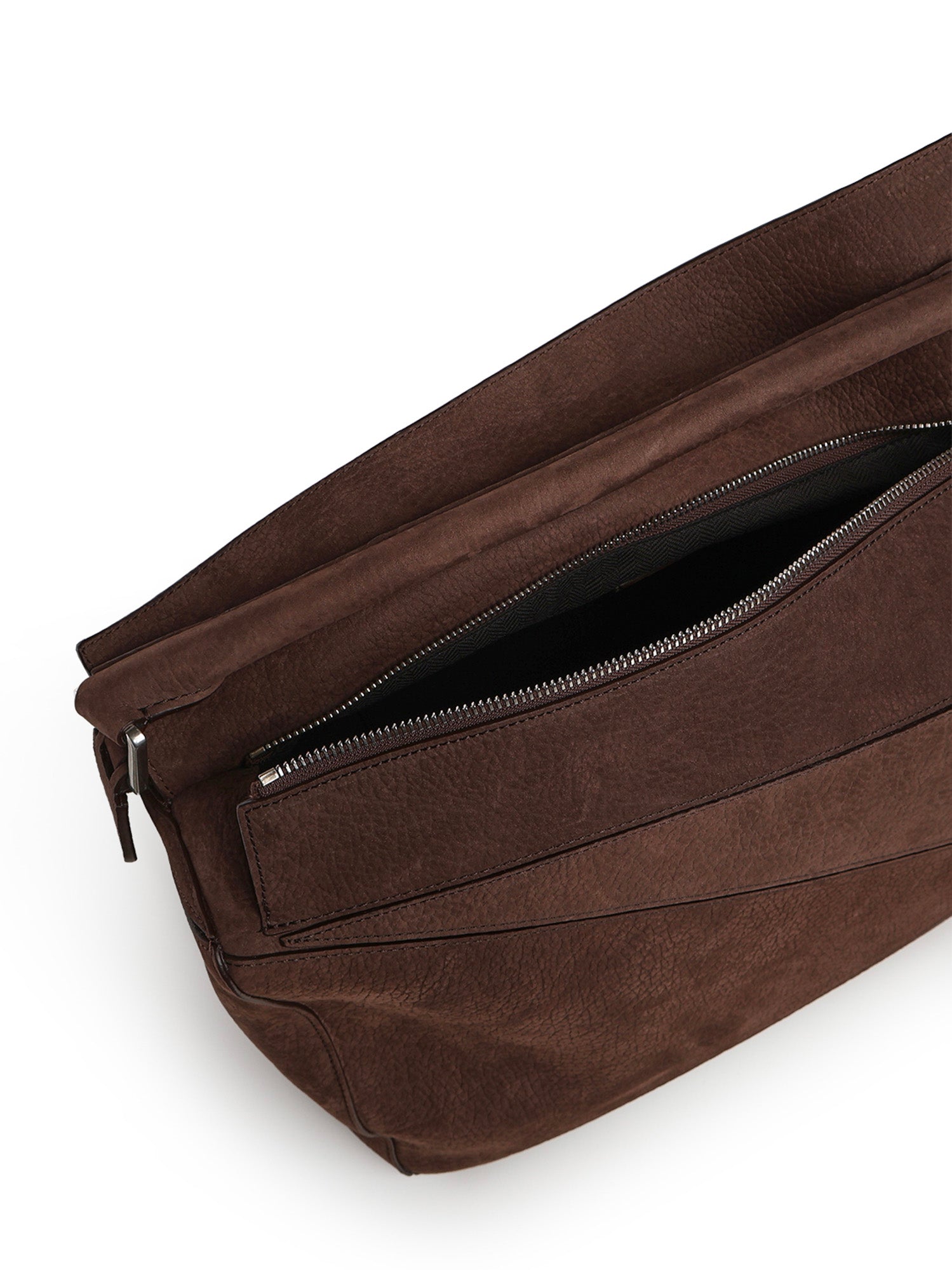 Borsa Puzzle grande in nabuk granato B510PNLX05 0018 LOEWE 