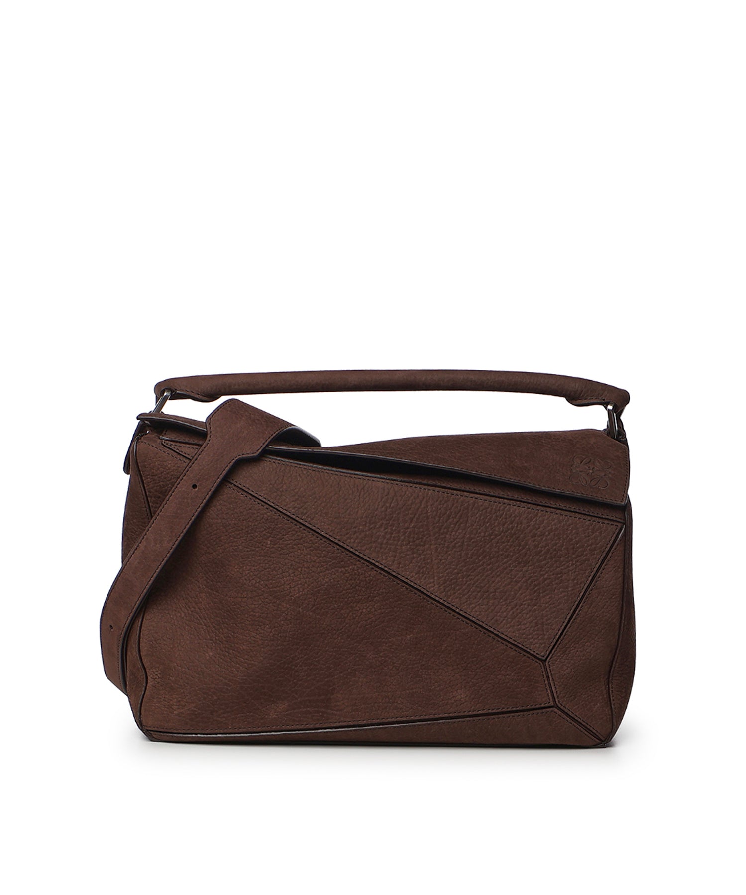 Borsa Puzzle grande in nabuk granato B510PNLX05 0018 LOEWE 
