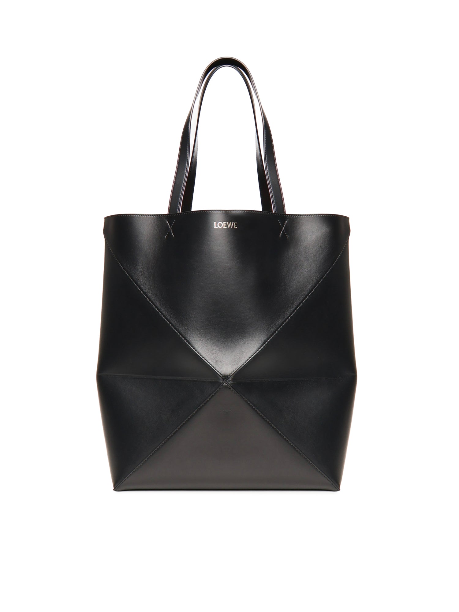 Borsa Puzzle Fold Tote XL in pelle di vitello B933Q18X01 1100 LOEWE 