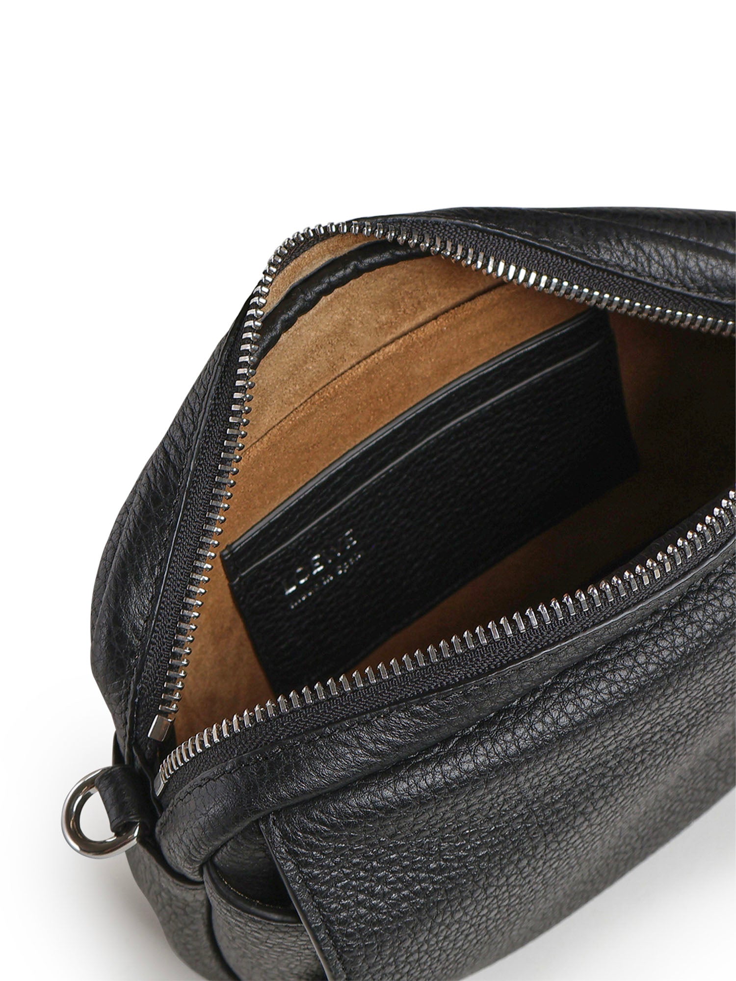 Borsa Messenger Pebble piccola in pelle di vitello<BR/> BANBPCBX04 1100 LOEWE 