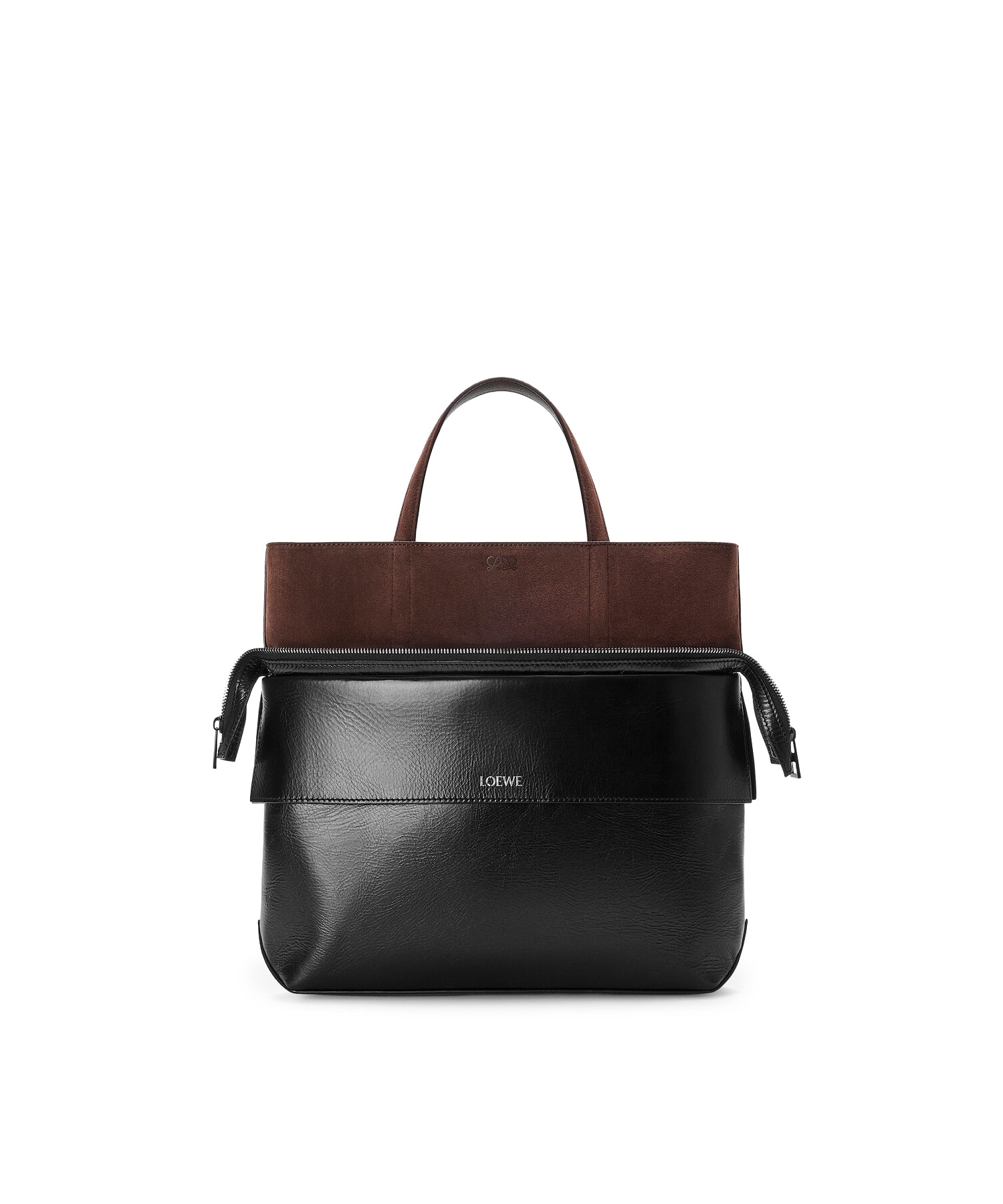 Borsa tote Switch piccola in vitello e pelle scamosciata<BR/> BINOTOSX01 0134 LOEWE 