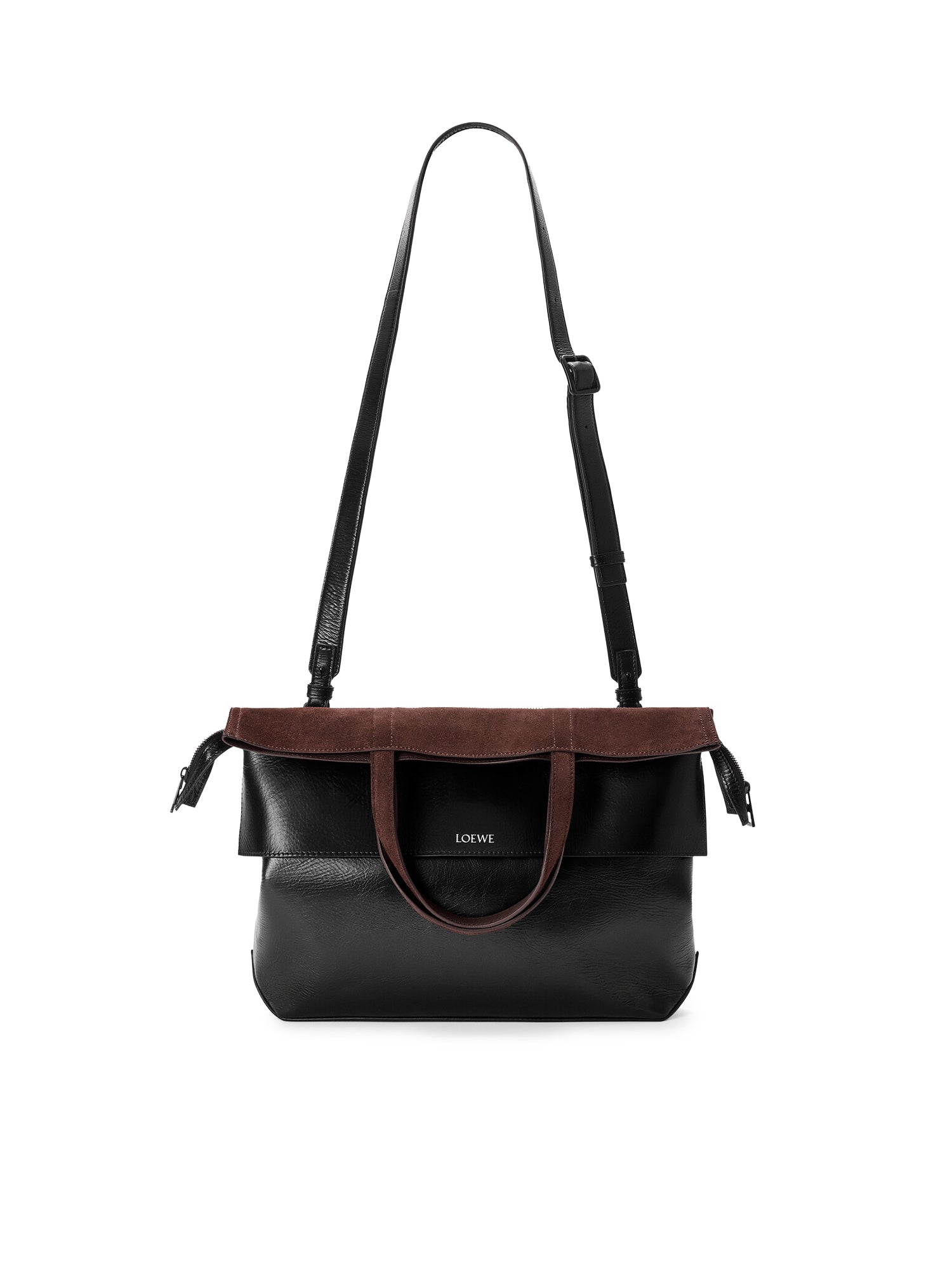 Borsa tote Switch piccola in vitello e pelle scamosciata<BR/> BINOTOSX01 0134 LOEWE 