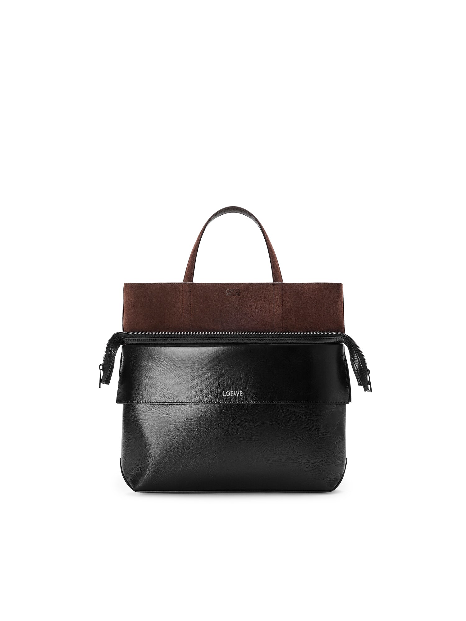 Borsa tote Switch piccola in vitello e pelle scamosciata<BR/> BINOTOSX01 0134 LOEWE 