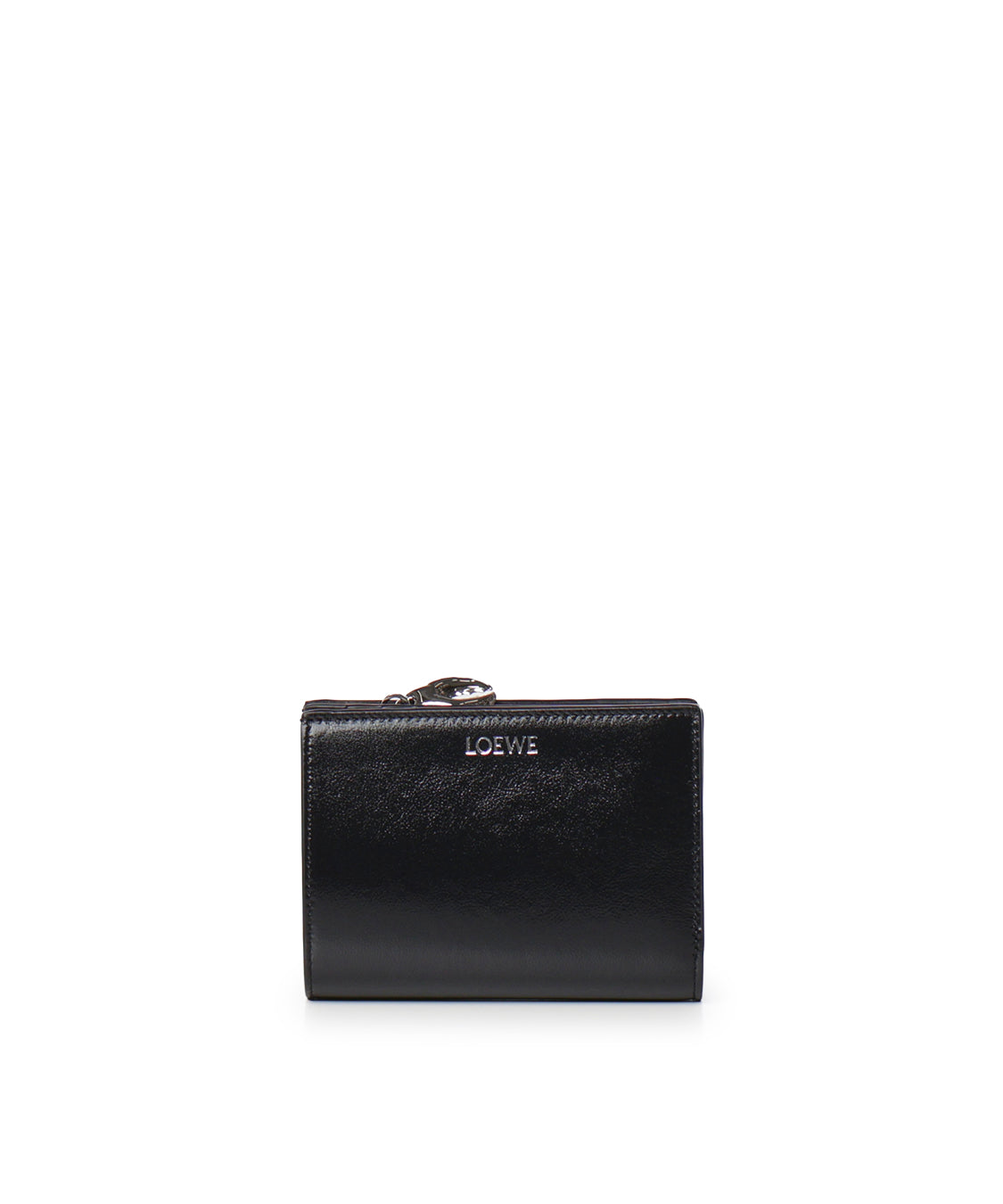 Portafogli compatto Claw in pelle di agnello lucida C643NCWX22 1100 LOEWE 
