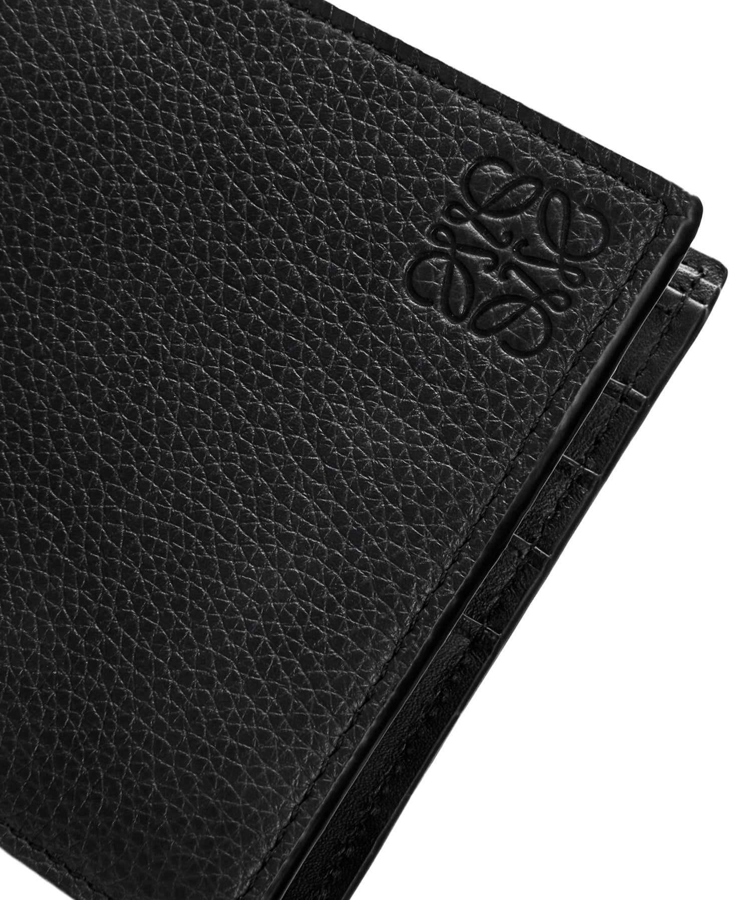 Portafoglio bifold in pelle di vitello granata C660302X05 1100 LOEWE 