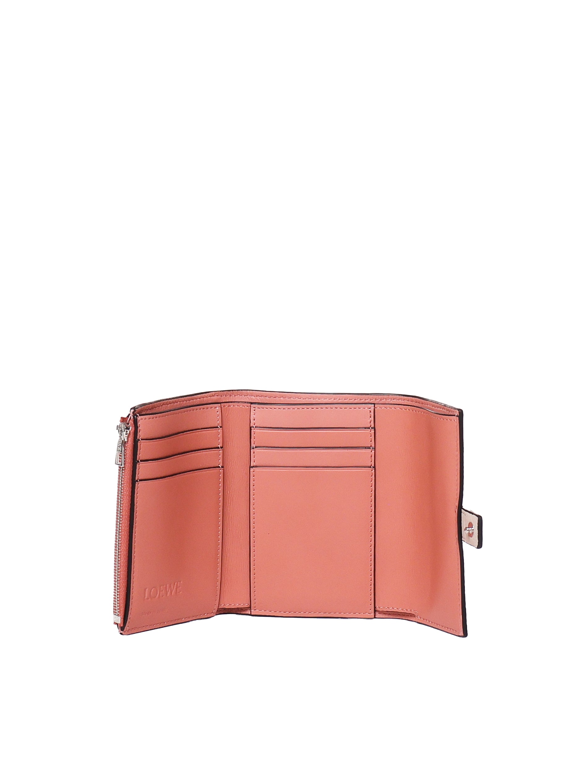 Portafoglio in pelle di vitello granata C660S86X04 2463 LOEWE 