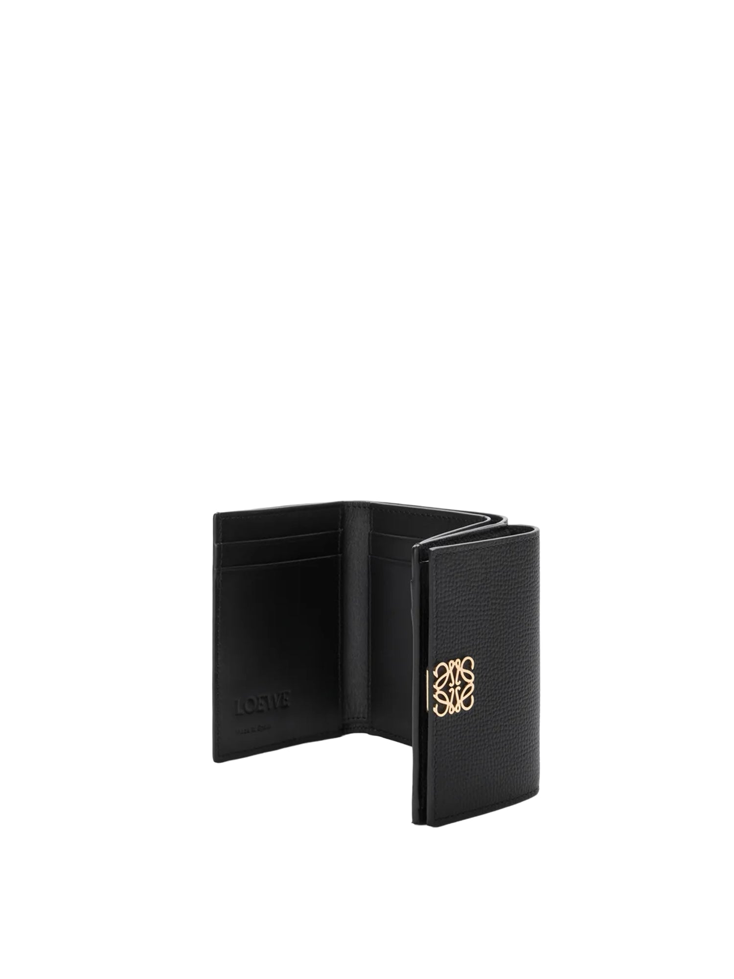 Portafoglio trifold Anagram in pelle di vitello C821TR2X16 1206 LOEWE 