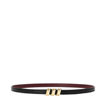 Cintura Coil reversibile in pelle di vitello ECOIZ16X01 0698 LOEWE 