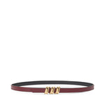 Cintura Coil reversibile in pelle di vitello ECOIZ16X01 0698 LOEWE 