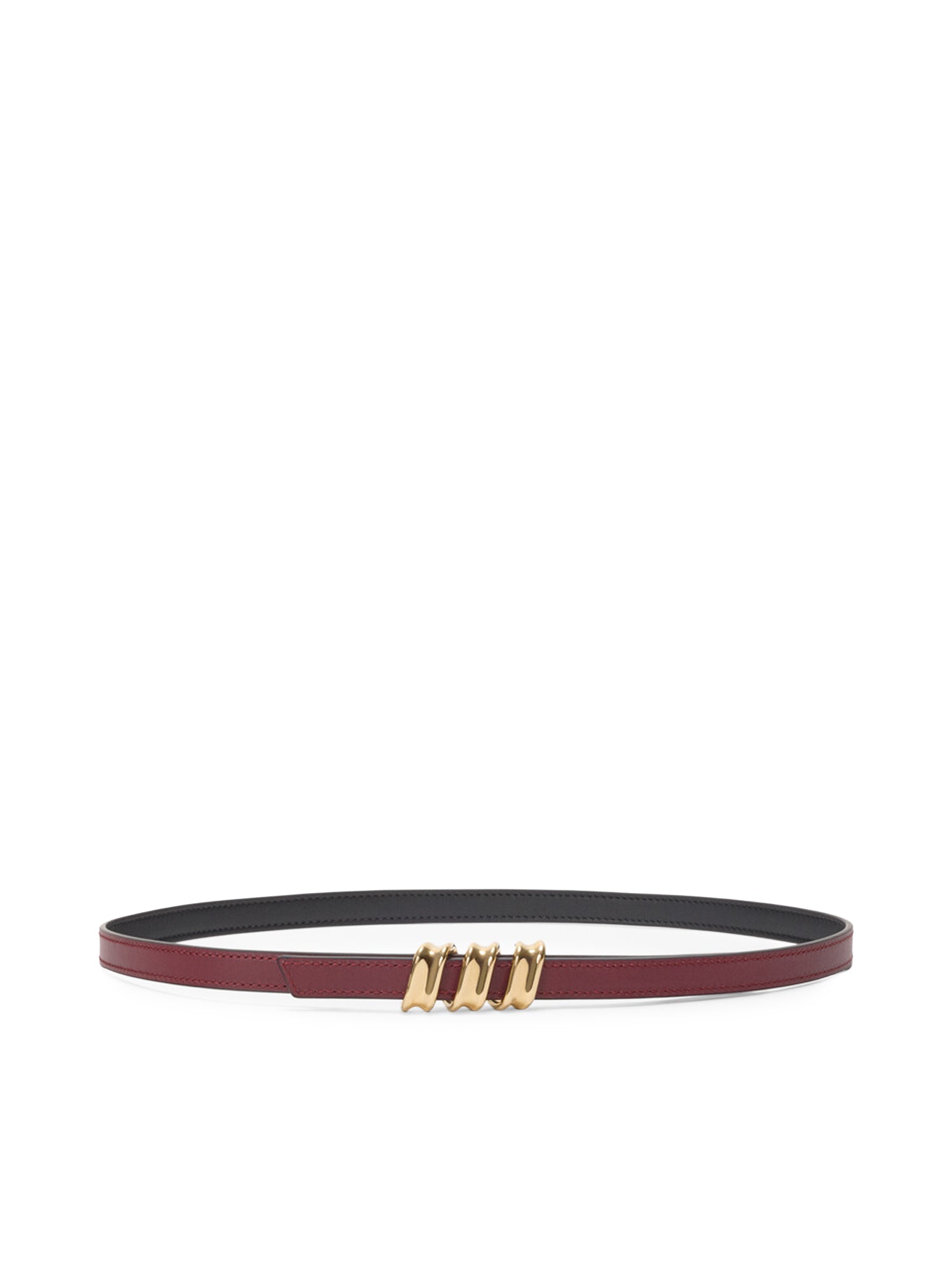 Cintura Coil reversibile in pelle di vitello ECOIZ16X01 0698 LOEWE 