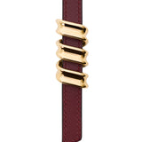 Cintura Coil reversibile in pelle di vitello ECOIZ16X01 0698 LOEWE 