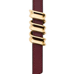 Cintura Coil reversibile in pelle di vitello ECOIZ16X01 0698 LOEWE 