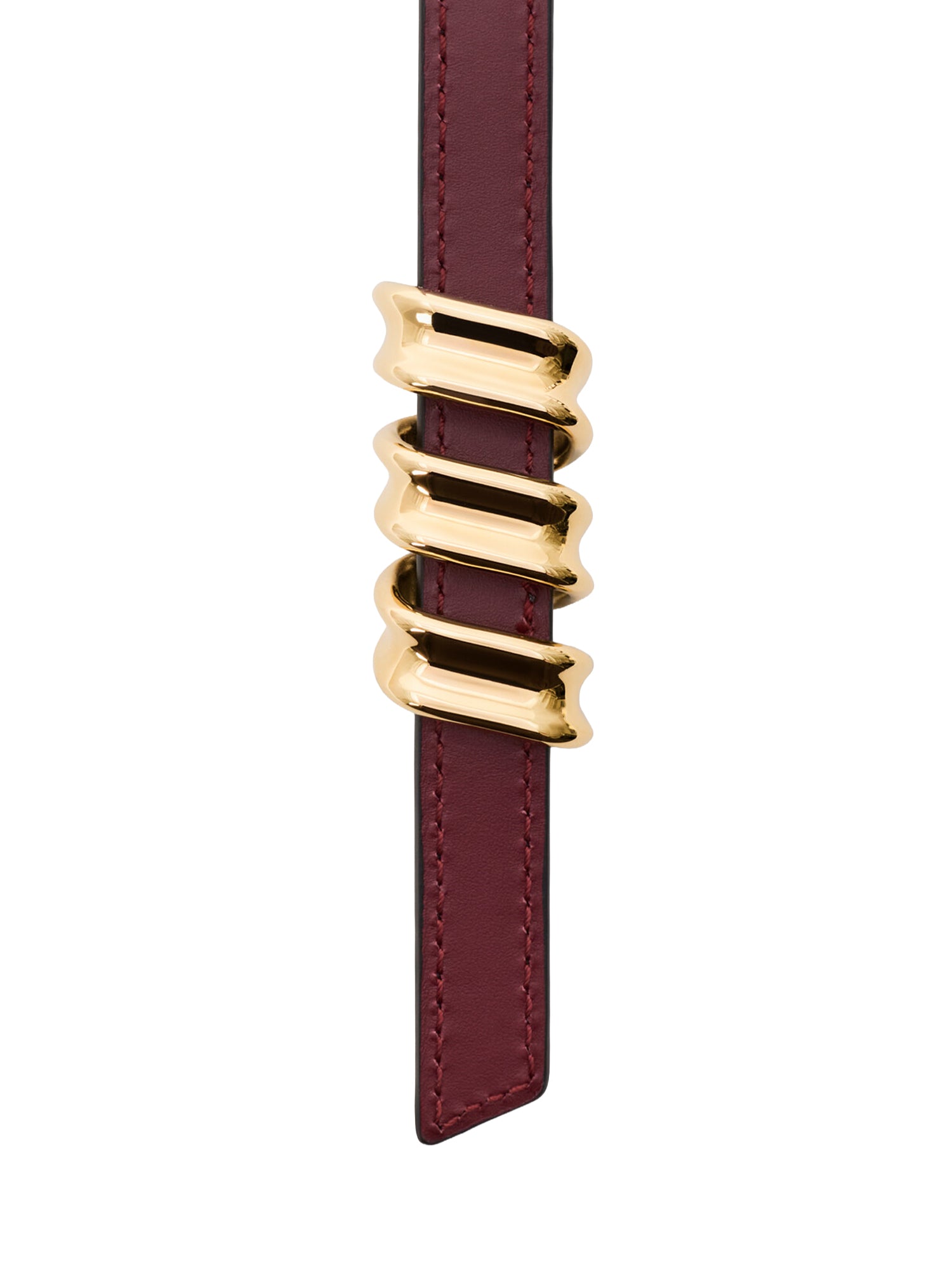 Cintura Coil reversibile in pelle di vitello ECOIZ16X01 0698 LOEWE 