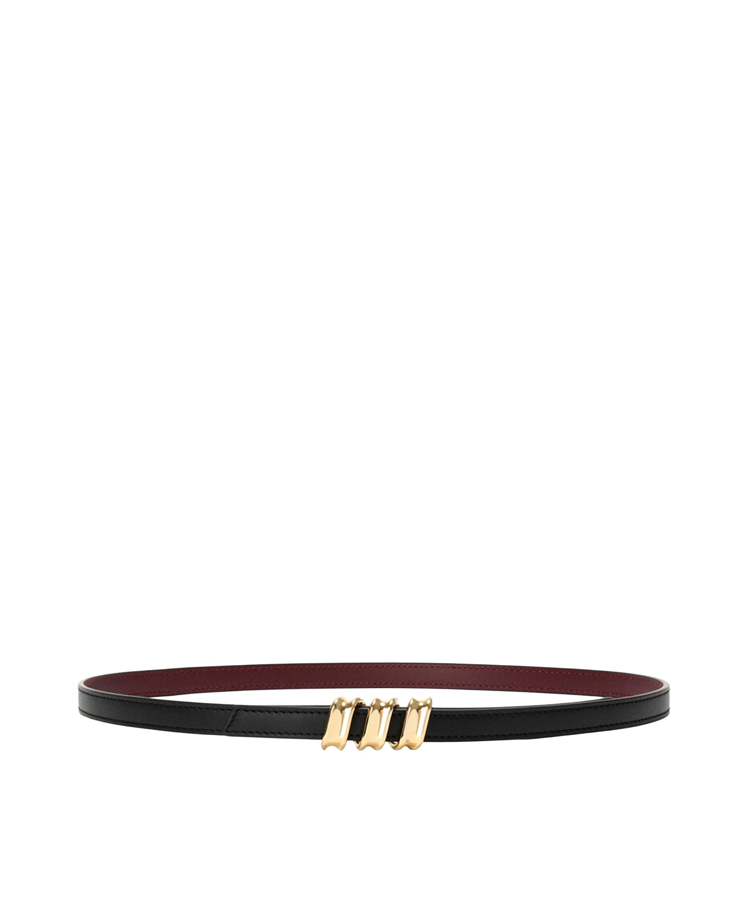 Cintura Coil reversibile in pelle di vitello ECOIZ16X01 0698 LOEWE 
