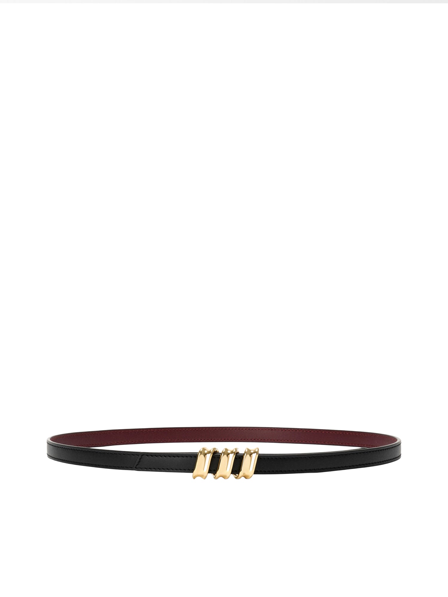 Cintura Coil reversibile in pelle di vitello ECOIZ16X01 0698 LOEWE 