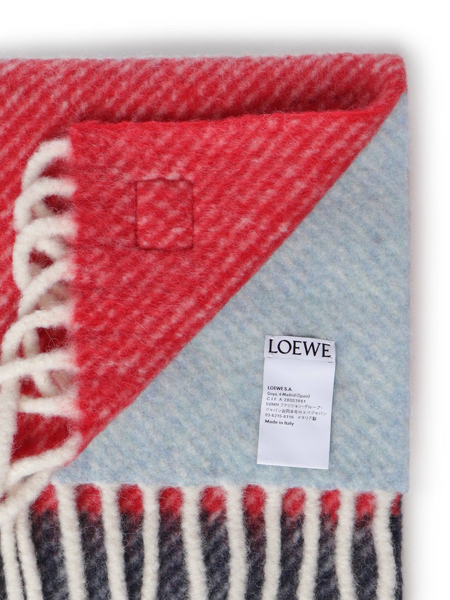 Sciarpa in misto lana e alpaca FSA6SS2W01 7105 LOEWE 
