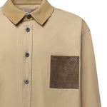 Overshirt in tela di cotone H526Y05WHC 2140 LOEWE 