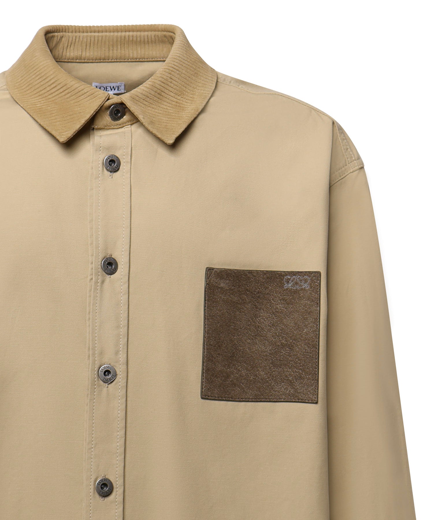 Overshirt in tela di cotone H526Y05WHC 2140 LOEWE 