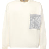 Maglia Anagram in misto cotone con tasca H526Y14KLS 2145 LOEWE 