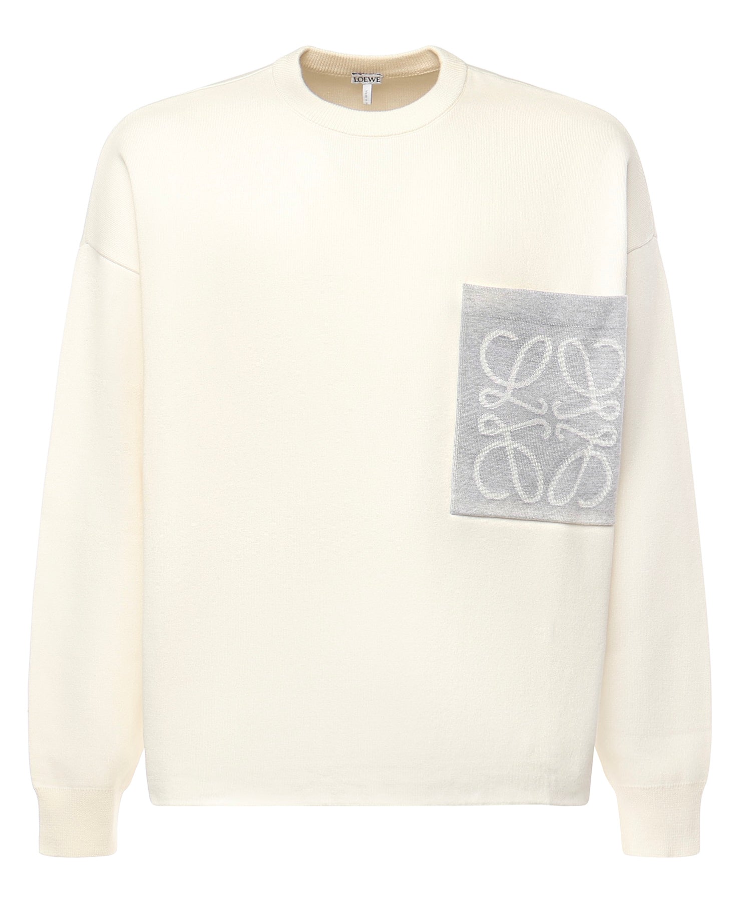 Maglia Anagram in misto cotone con tasca H526Y14KLS 2145 LOEWE 
