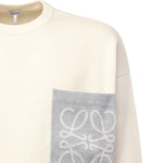 Maglia Anagram in misto cotone con tasca H526Y14KLS 2145 LOEWE 