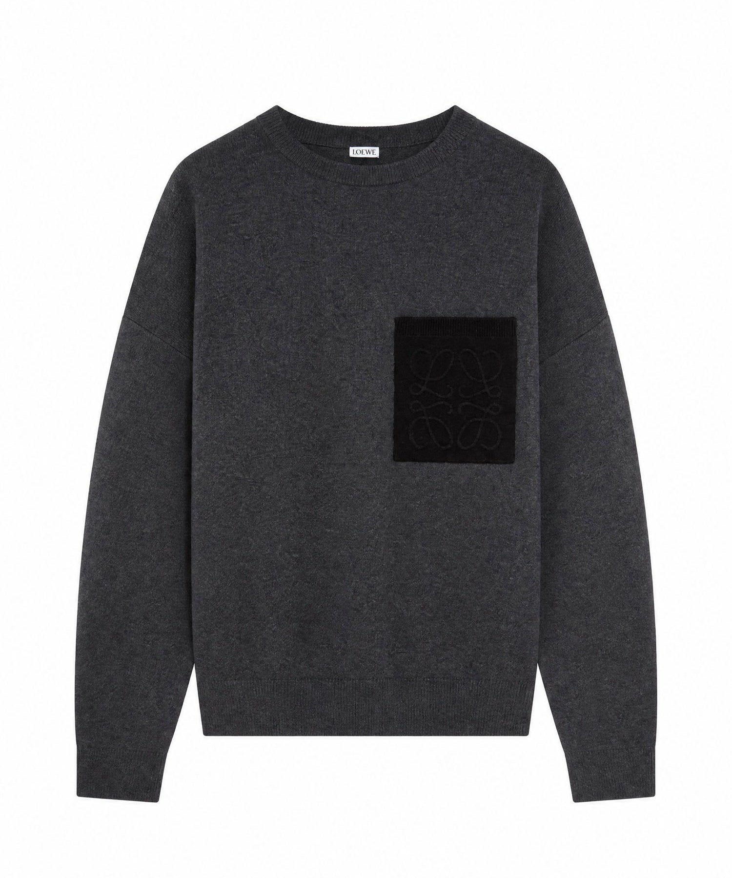 Maglia Anagram in misto cotone con tasca H526Y14KOG 1121 LOEWE 