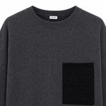 Maglia Anagram in misto cotone con tasca H526Y14KOG 1121 LOEWE 