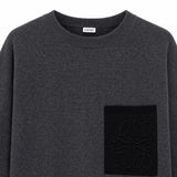 Maglia Anagram in misto cotone con tasca H526Y14KOG 1121 LOEWE 