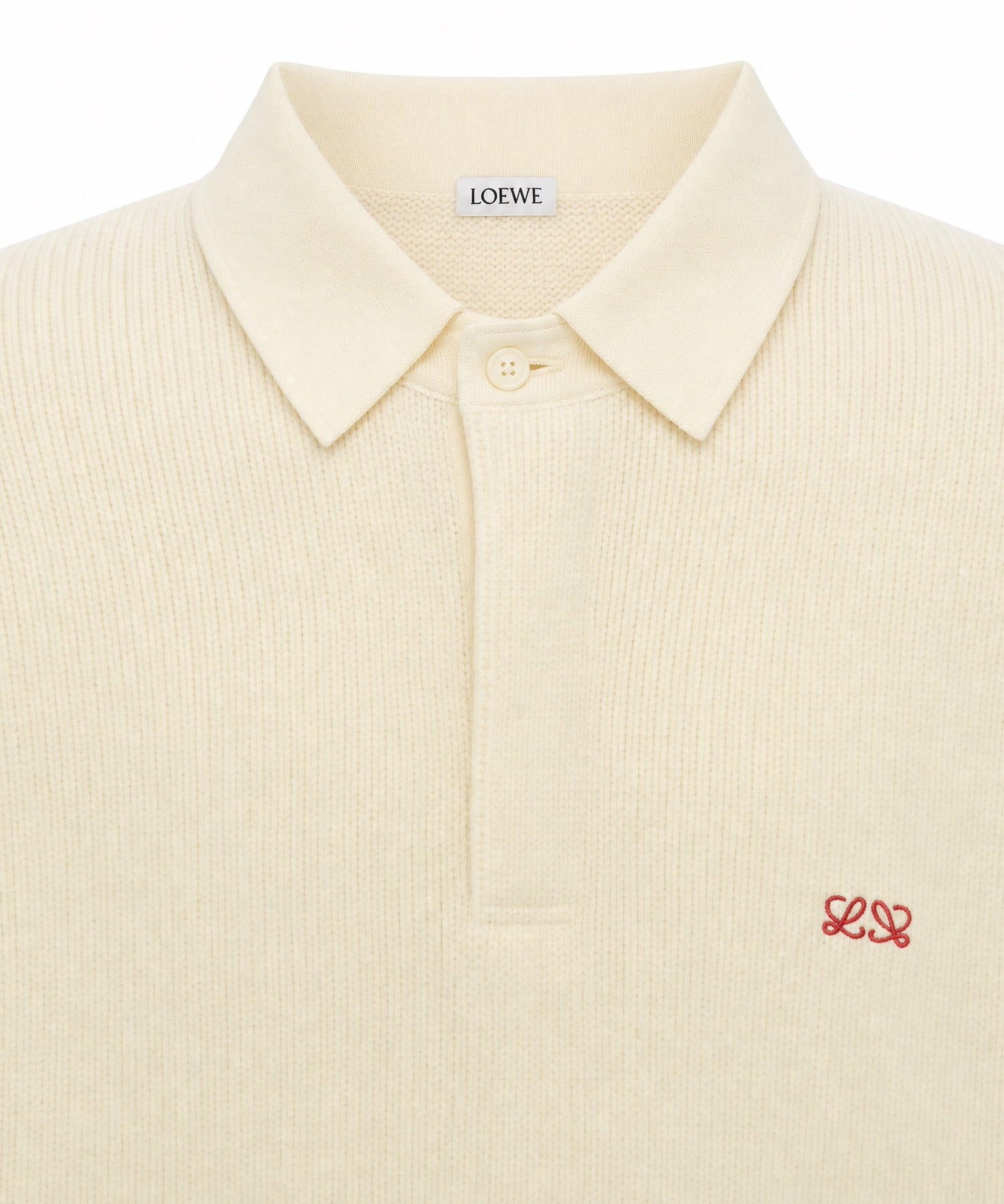 Maglia polo in lana H526Y14KOZ 2370 LOEWE 