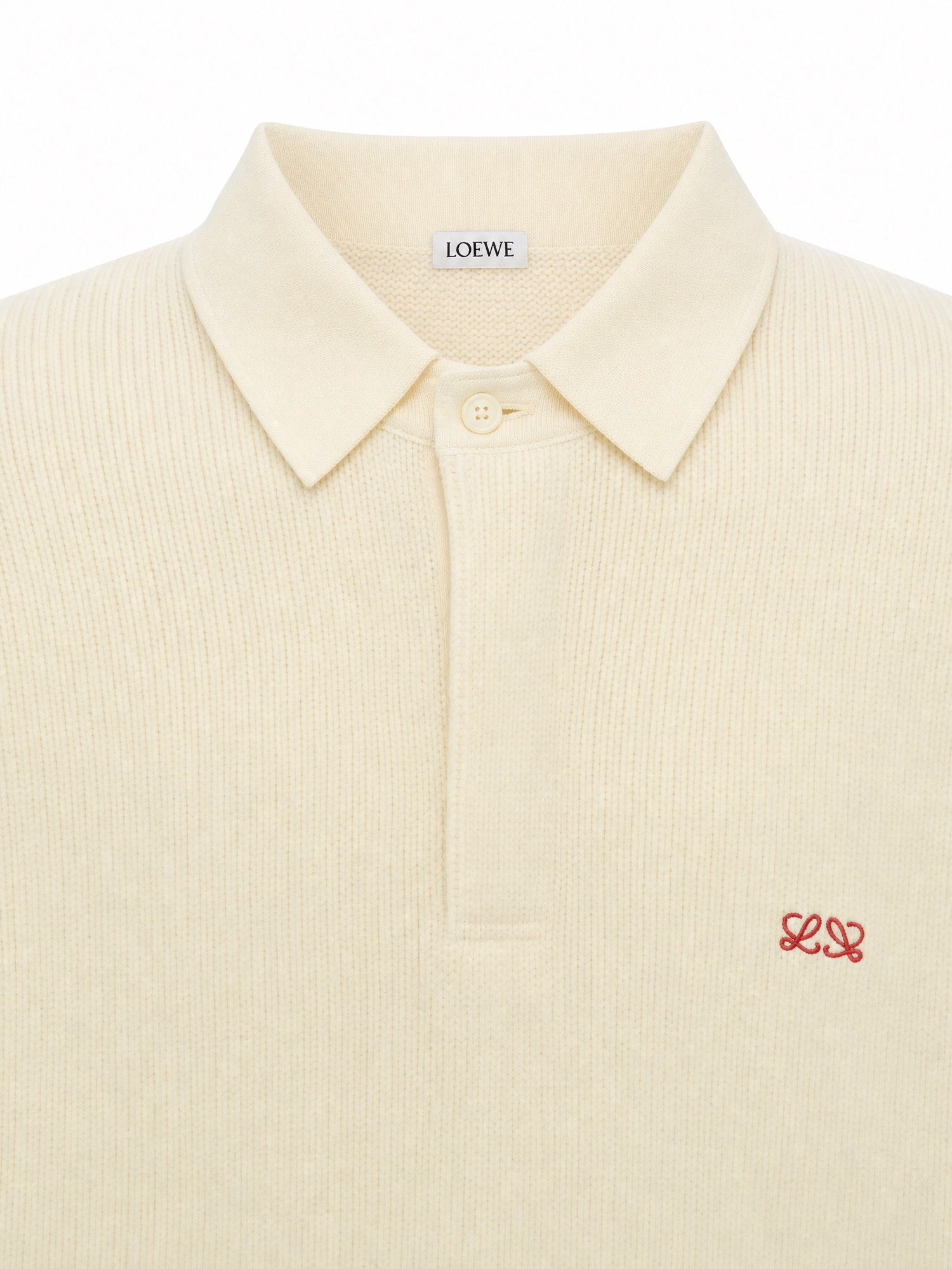 Maglia polo in lana H526Y14KOZ 2370 LOEWE 