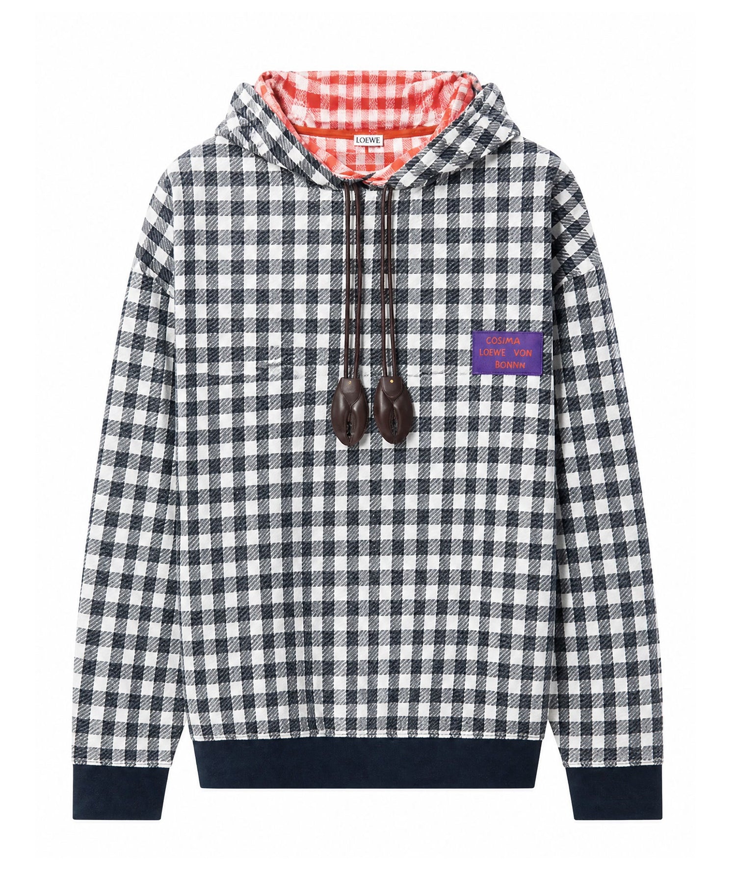 Felpa con cappuccio in cotone H526Y25J54 0132 LOEWE 