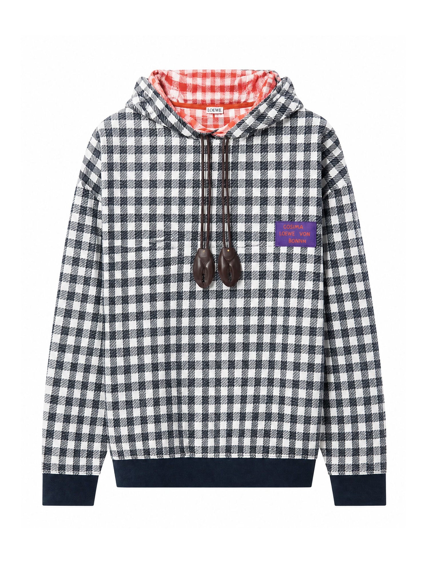 Felpa con cappuccio in cotone H526Y25J54 0132 LOEWE 