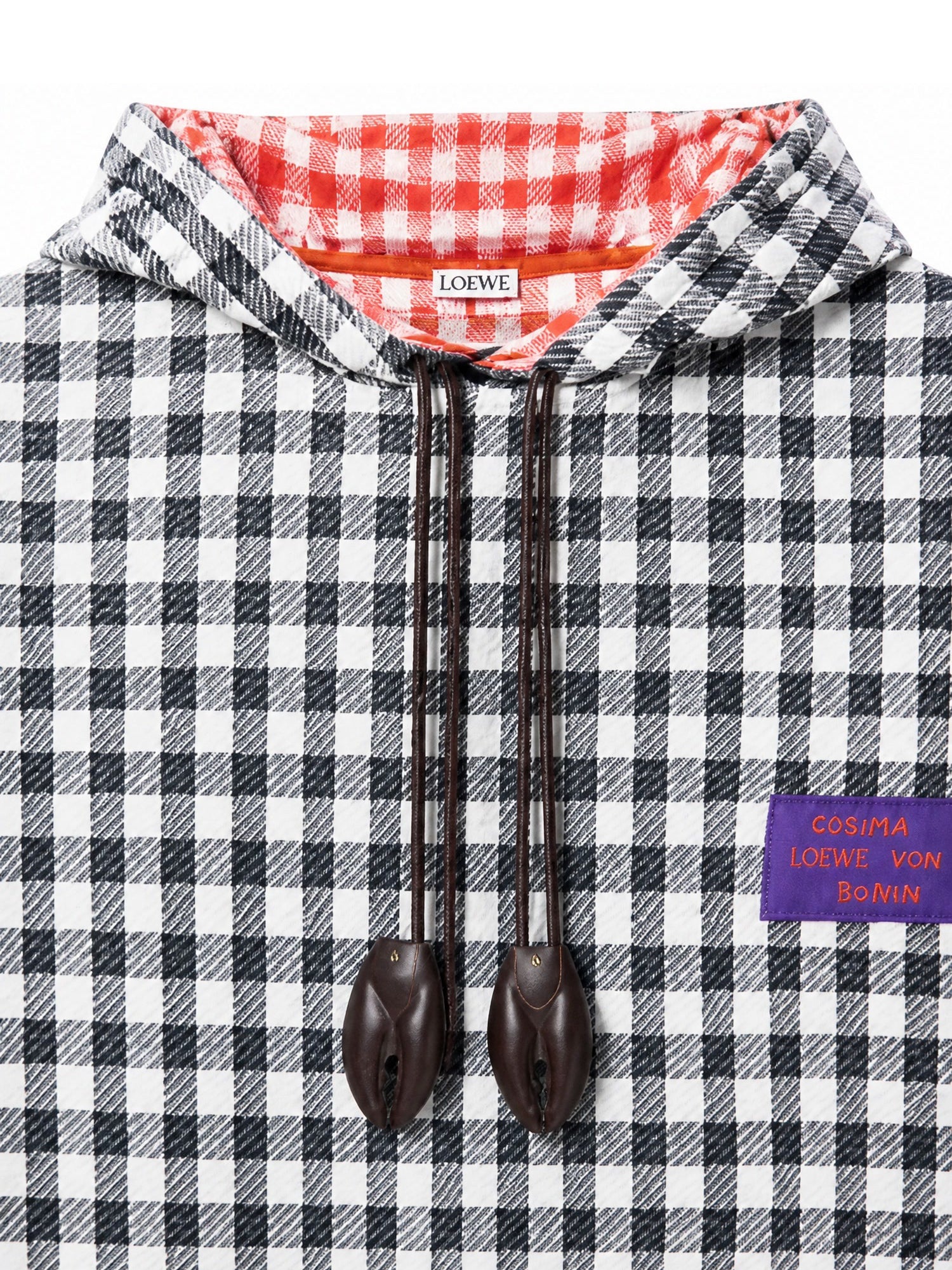 Felpa con cappuccio in cotone H526Y25J54 0132 LOEWE 