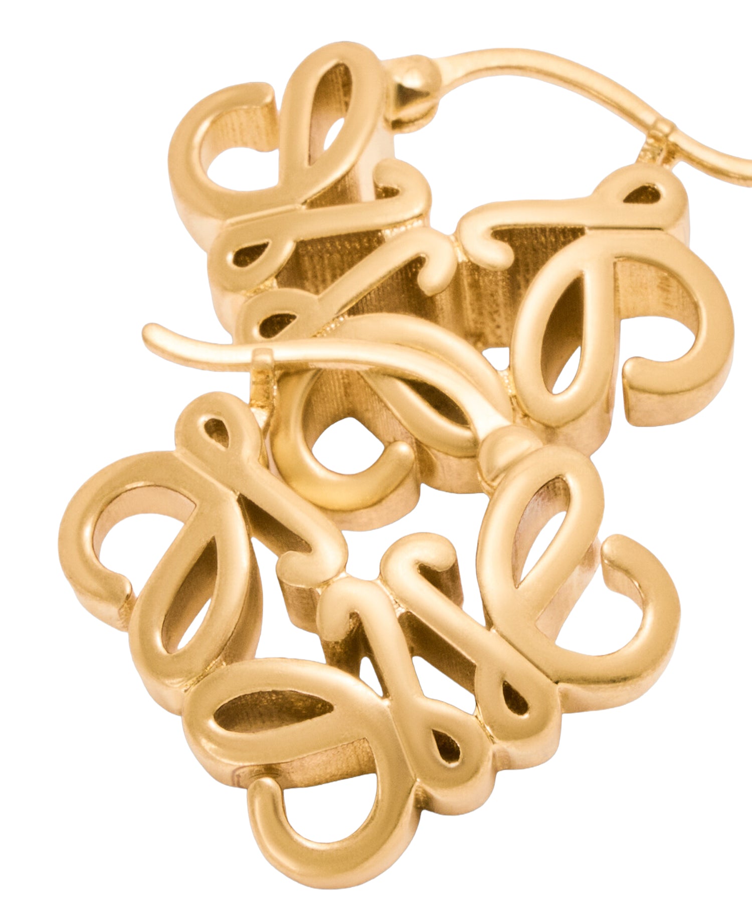 Orecchini a cerchio Anagram Bombé J821239X47 8130 LOEWE 
