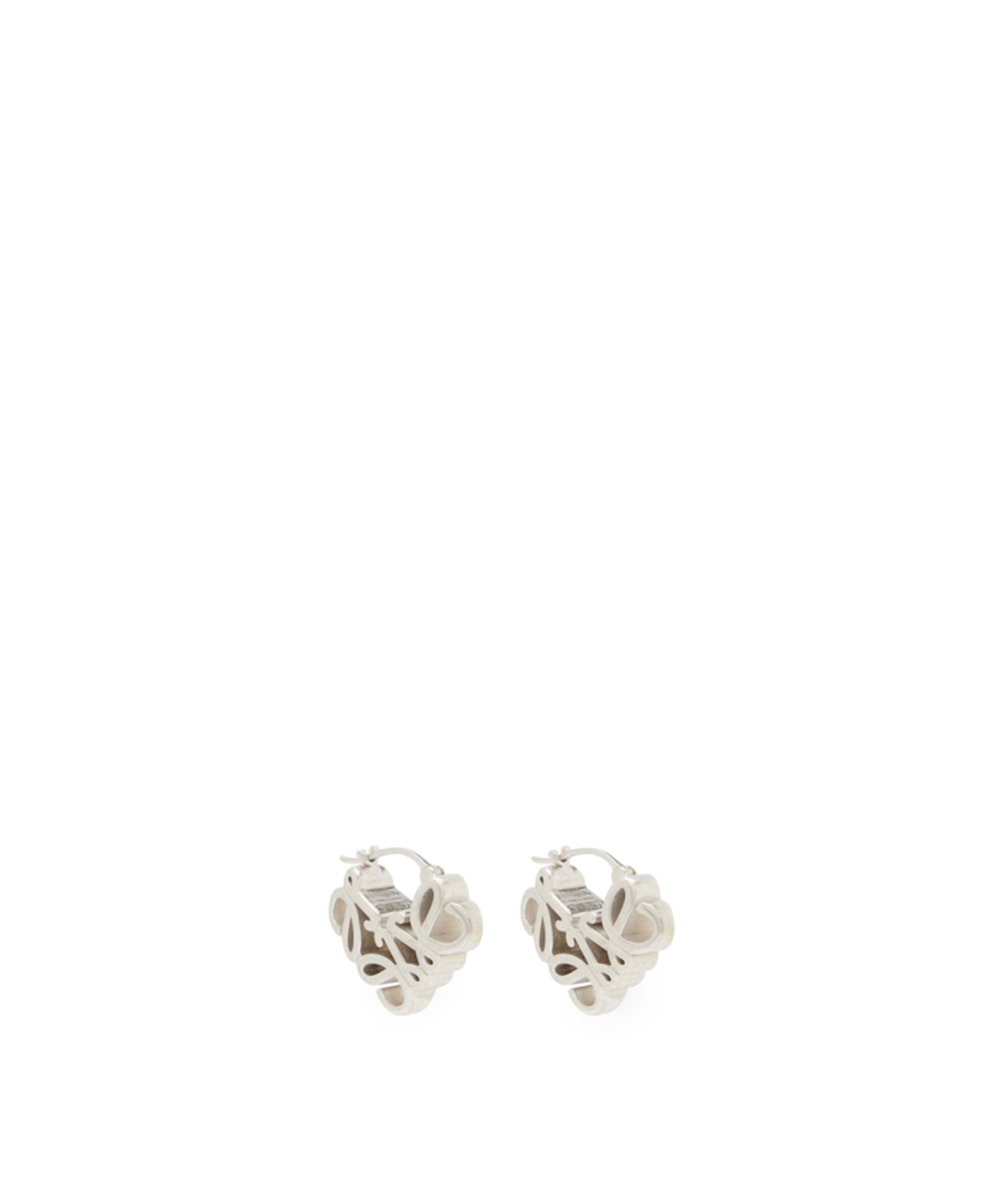 Orecchini a cerchio Anagram Bombé in argento sterling J821239X48 1160 LOEWE 