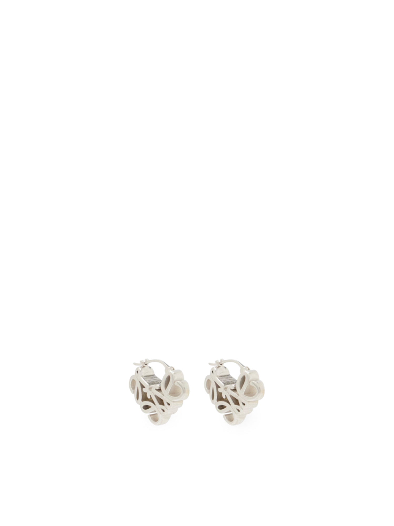 Orecchini a cerchio Anagram Bombé in argento sterling J821239X48 1160 LOEWE 
